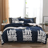 Stylish Bedding Set – "Chic bedding set with durable stitching and modern design"
