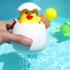 Children's bathroom shower spray duck toy