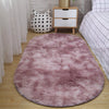 Oval Bedside Carpet – "Elegant oval carpet for bedside area"
