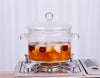 Glass Pot Stove Pot | Mini Transparent Kitchen Soup Pot for Cooking