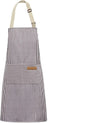 Best Halter Striped Polyester Apron for Restaurant & Gardening | Durable & Stylish