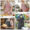 Durable Polyester Apron with Adjustable Halter Straps