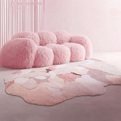 Luxury Faux Fur Blanket for Bedside – "Luxurious faux rabbit fur blanket for bedroom decor"
