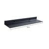 Durable Black Non-Perforated Bathroom Shelf – Stylish, Easy to Install, and Space-Saving