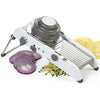 Durable kitchen cutter with interchangeable blades