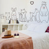 Best Cartoon Animal Bedroom Free Sticker – Fun & Colorful Wall Decor for Kids