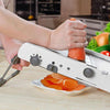 Durable kitchen cutter with interchangeable blades