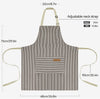 Best Halter Striped Polyester Apron for Restaurant & Gardening | Durable & Stylish