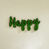 HAPPY Letter Art Moss Wall Decorations