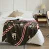 Cozy Bedroom Knitted Flower Pattern Blanket – Soft & Stylish Bedding for Every Season