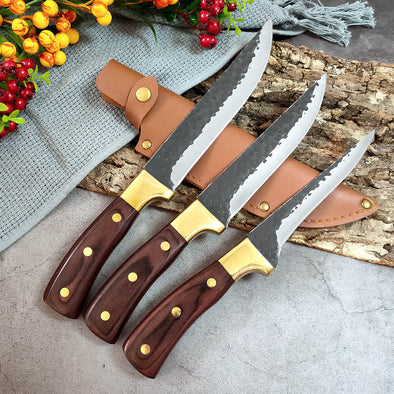 Ergonomic Forged Boning Knife with Sharp Blade